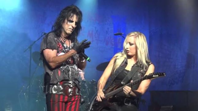 ALICE COOPER / THE IRON MAIDENS Guitarist Nita Strauss Guests On Sixx Sense; Audio Interview Available