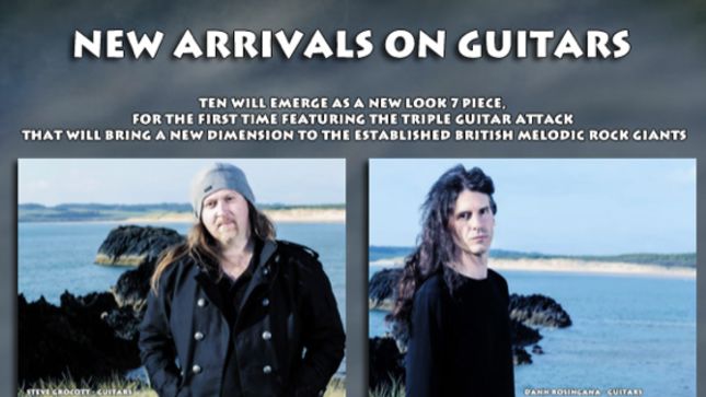 Britain's TEN Announce Triple Guitar Attack; Two New Guitarists Introduced