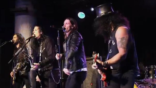 SLASH Featuring MYLES KENNEDY AND THE CONSPIRATORS Perform "Night Train" Live In NYC; Video Streaming