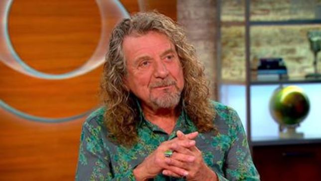 ROBERT PLANT Guests On CBS This Morning; Video