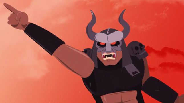 RED FANG Premier Animated Video For "Crows In Swine"