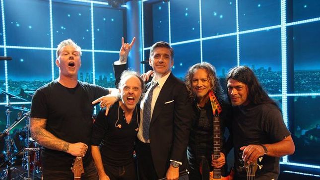 METALLICA Kick Off Residency On Late Late Show With Craig Ferguson With “Hit The Lights”; Video