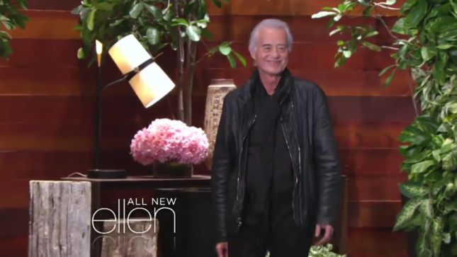 LED ZEPPELIN Guitarist JIMMY PAGE To Guest On The Ellen Degeneres Show Tomorrow