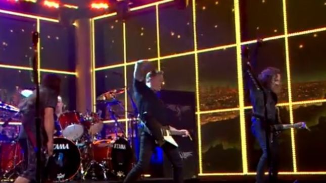 METALLICA Close Off Late Late Show With Craig Ferguson Residency;  "Sad But True" Video Posted