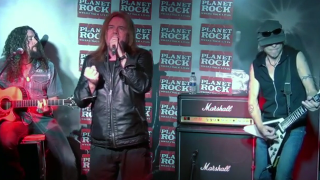 MICHAEL SCHENKER'S TEMPLE OF ROCK Perform "Lord Of The Lost And Lonely" Live At Planet Rock's Studio 