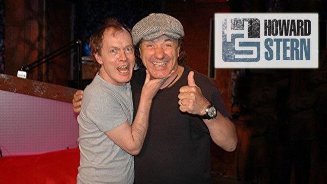 AC/DC Guest On The Howard Stern Show; In-Studio Audio Interview Streaming
