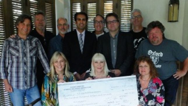 RONNIE JAMES DIO Stand Up And Shout Cancer Fund Presents $100K To T. J. Martell Foundation