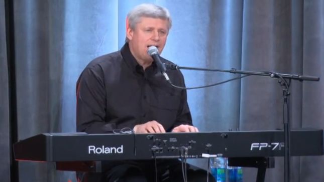 Canadian Prime Minister STEPHEN HARPER Belts Out GUNS N' ROSES Classic At Christmas Party; Video