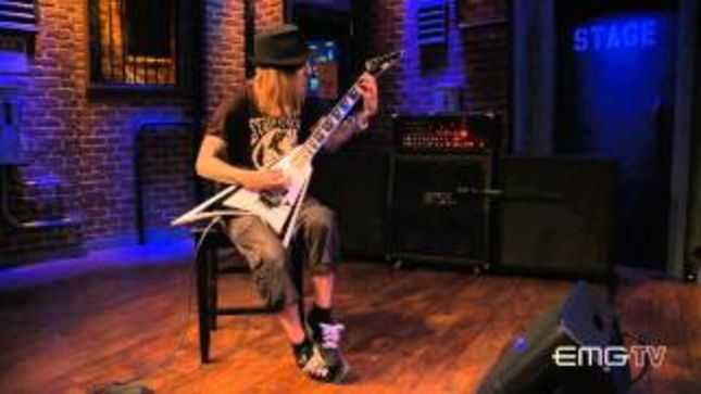 CHILDREN OF BODOM’s Alexi Laiho Performs Instrumental Version Of “Pussyfoot Miss Suicide” For EMGtv