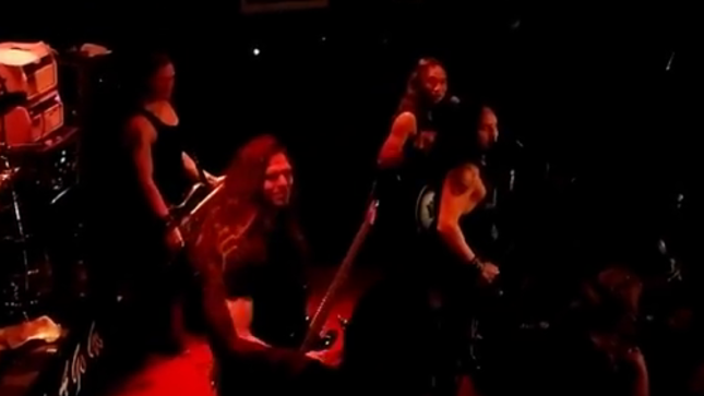 Former MEGADETH Guitarist Chris Broderick Joins DEATH ANGEL On Stage At Hollywood Show; Video Posted 