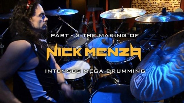 Former MEGADETH Drummer Nick Menza - Third Preview Clip Of Intense Mega Drumming DVD
