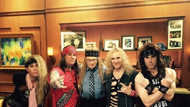 STEEL PANTHER Welcome Honorary Fifth Band Member Vick Trixie