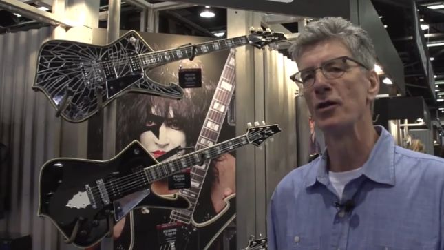 KISS - New Ibanez Guitars PAUL STANLEY Signature Models Previewed At NAMM; Video
