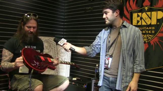 EXODUS / SLAYER Guitarist Gary Holt Talks New Signature ESP Guitar At NAMM 2015; Video Online