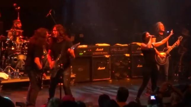 METAL ALLEGIANCE - Fan-Filmed Video From ShipRocked 2015 Posted; LACUNA COIL Vocalist Cristina Scabbia Performs IRON MAIDEN Classic 