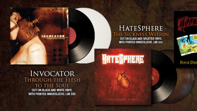 Rare Albums From ILLDISPOSED, INVOCATOR, HATESPHERE Out On Vinyl In April