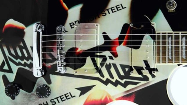JUDAS PRIEST - Limited Edition Official British Steel Artist Series Guitars Now Available; Only 30 Produced 