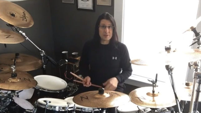 DREAM THEATER Drummer Mike Mangini's 3-Layer Polyrhythm Drum Practice Pattern; Video