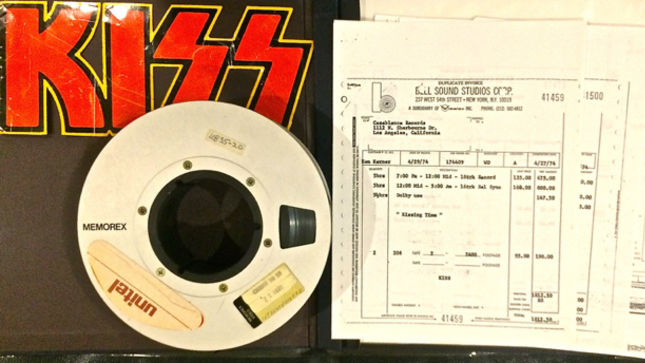 KISS - 1974-’75 Demo Bible Book Up For Auction