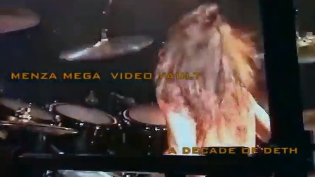 Former MEGADETH Drummer Nick Menza Unearths Vintage Drum-Cam Footage Of "Wake Up Dead", "The Skull Beneath The Skin"