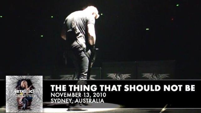 METALLICA - "The Thing That Should Not Be" Live From Sydney 2010 Streaming