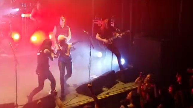 BATTLE BEAST Joined On Stage In Helsinki By Former Vocalist NITTE VALO; Fan-Filmed Video Posted 