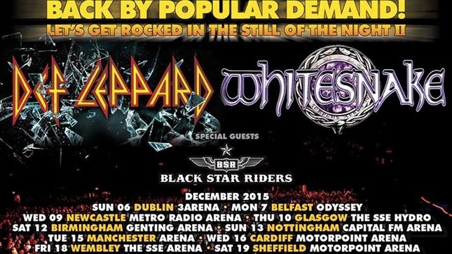 DEF LEPPARD, WHITESNAKE, BLACK STAR RIDERS Team Up For UK Tour