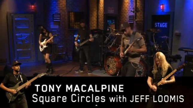 TONY MACALPINE And ARCH ENEMY Guitarist JEFF LOOMIS Perform “Square Circles” On EMGtv