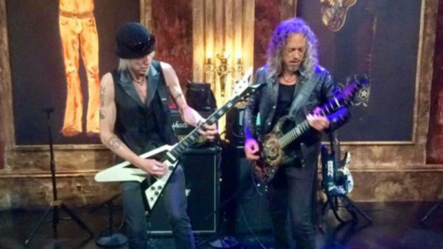 KIRK HAMMETT And MICHAEL SCHENKER Jam On That Metal Show; Preview Video Streaming