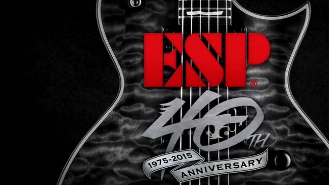METALLICA Help Celebrate ESP Guitars 40th Anniversary; Video