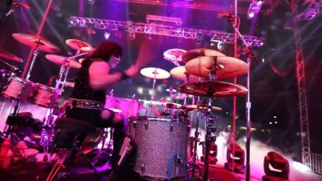 KISS’ Eric Singer – Drum Cam Footage Performing The Song “Black Diamond” In Brazil Uploaded