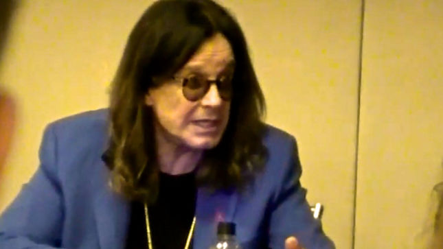 OZZY OSBOURNE - “The Plan Is That Next Year We’ll Do The Final BLACK SABBATH Tour And It’s Over”; Video