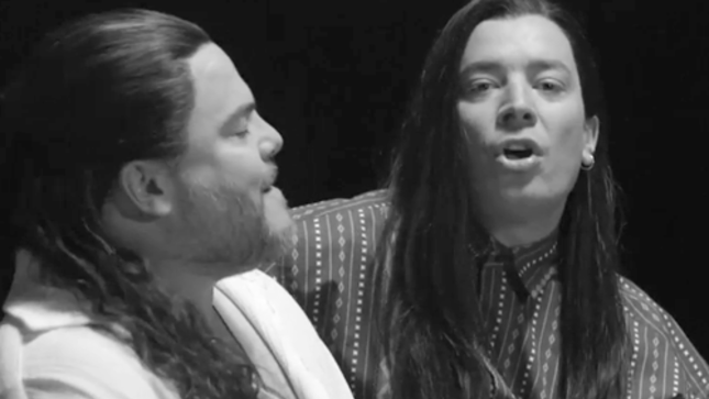 JACK BLACK And JIMMY FALLON Issue Shot-For-Shot Remake Of EXTREME's "More Than Words" Video  
