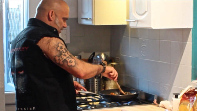 BLAZE BAYLEY Guest On Metal Cooking Show Brutally Delicious; Video