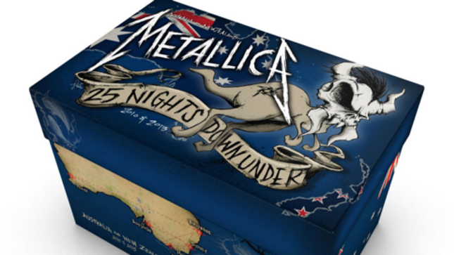 METALLICA - 25 Nights Down Under 50 CD Box Set Now Available 