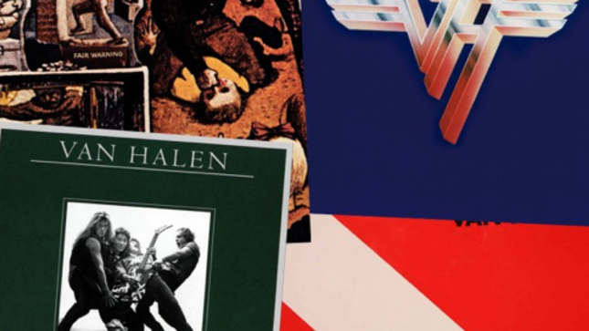 VAN HALEN - Newly Mastered Versions Of Van Halen II, Women And Children First, Fair Warning And Diver Down To Be Issued July 10th; Pre-Order Available 