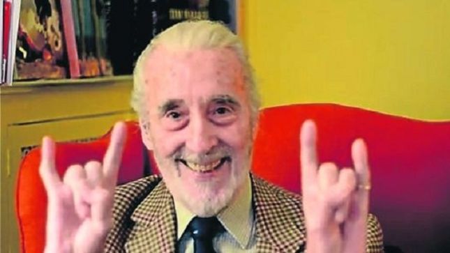 SIR CHRISTOPHER LEE - Screen Legend, Oldest Heavy Metal Star Dies At 93