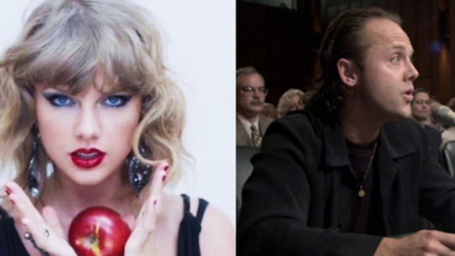 TAYLOR SWIFT Echoes LARS ULRICH In Stand Against Apple Music Business Model - "It's Unfair To Ask Anyone To Work For Nothing"
