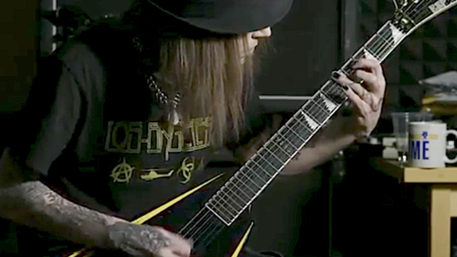 CHILDREN OF BODOM Frontman ALEXI LAIHO Posts Five Demo Clips For 100 Guitars From Hel Performance; Video Available 