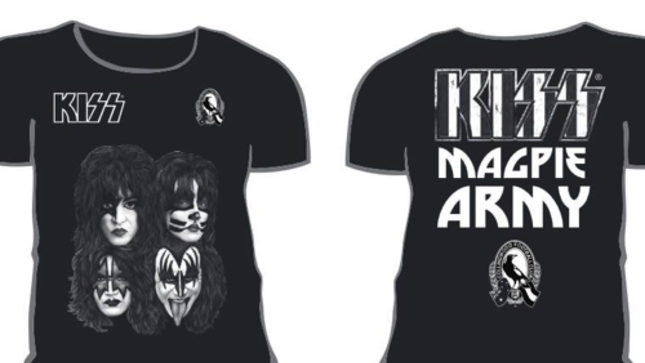 KISS Team Up With Australia's Collingwood Football Club For One-Off Commemorative Tour Shirt