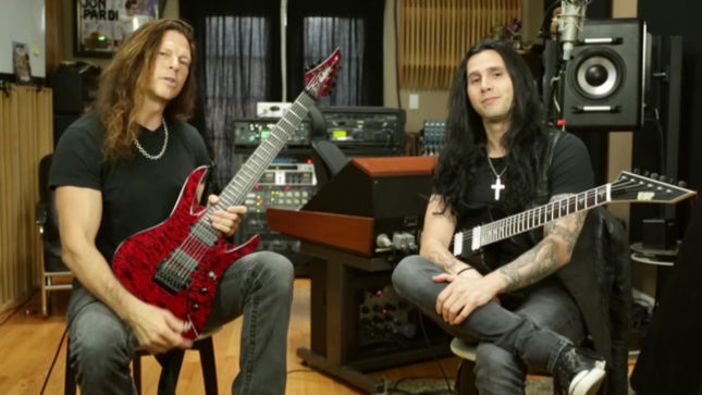 CHRIS BRODERICK And GUS G. Teach Other Shred Licks, Talk New Projects; Video Streaming