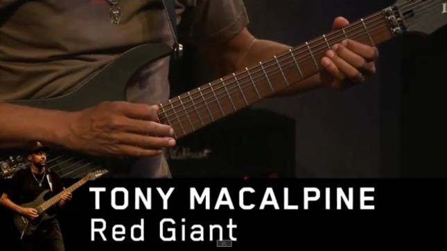 TONY MACALPINE Performs “Red Giant” Live On EMGtv