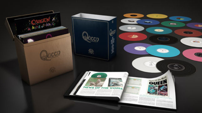 QUEEN - The Studio Collection Special Edition Vinyl Box Set And Limited Turntable Coming In September; Video Trailer Streaming