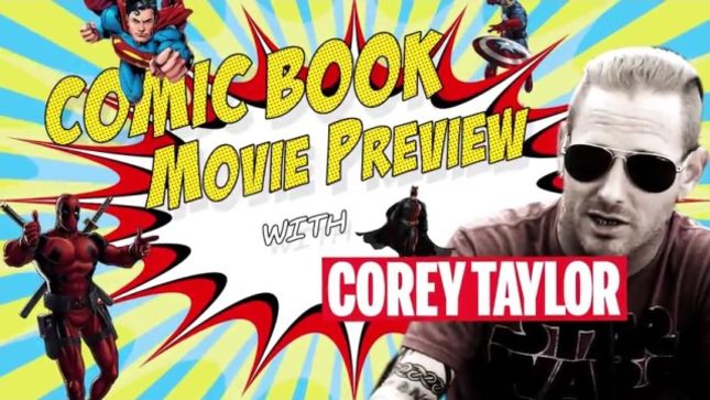 COREY TAYLOR Previews Upcoming Captain America: Civil War Movie – “I Am So Stoked”