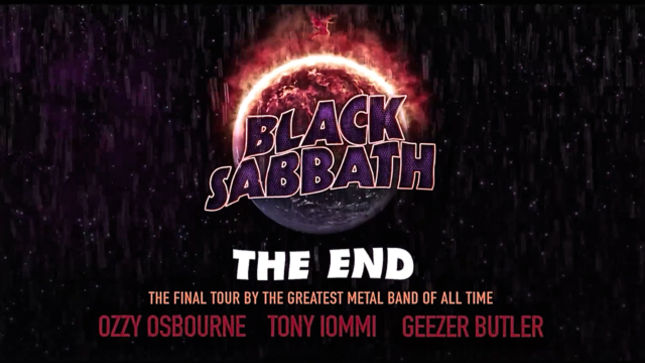 BLACK SABBATH: The End - Dates Announced For The Final Tour; Video Announcement Streaming