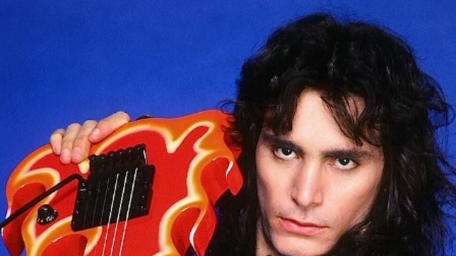 STEVE VAI - Special Limited Edition Autographed Photo Print From DAVID LEE ROTH's "Goin' Crazy" Video Shoot Available 