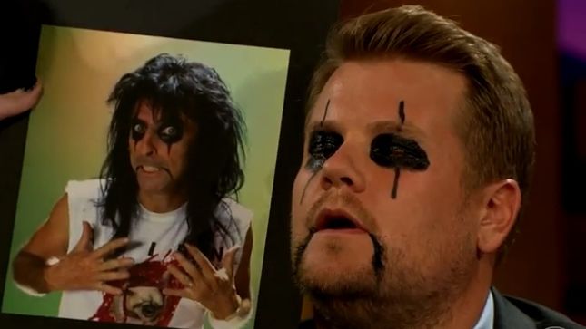 ALICE COOPER Cooper On The Late Late Show With James Corden - “I Was More Than Happy To Be Captain Hook For Rock N’ Roll”
