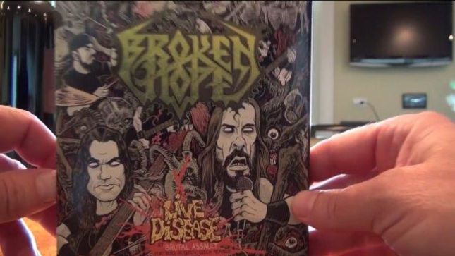 BROKEN HOPE - Unboxing Video For The Live Disease 