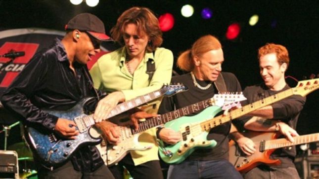 STEVE VAI Talks Working With Guitarist TONY MACALPINE - "Some People Are Just Naturally Gifted, And Tony Is One Of Them" 