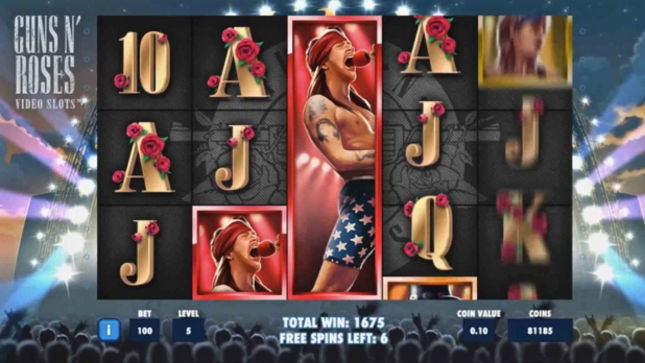 GUNS N’ ROSES Slot Machine Unveiled Today